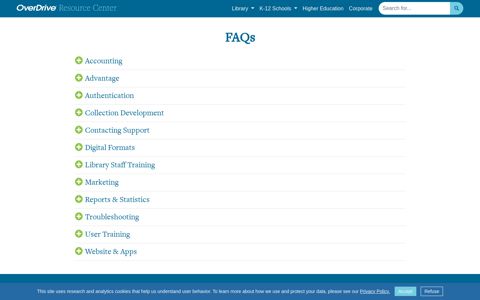 FAQs – OverDrive Resource Center
