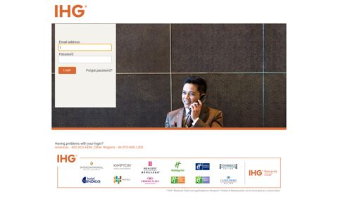 Login-InterContinental Hotels Group - IHG Agent