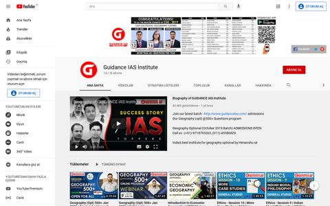 Guidance IAS Institute - YouTube