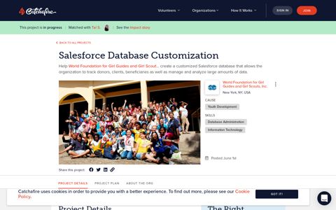 Salesforce Database Customization for World Foundation for ...