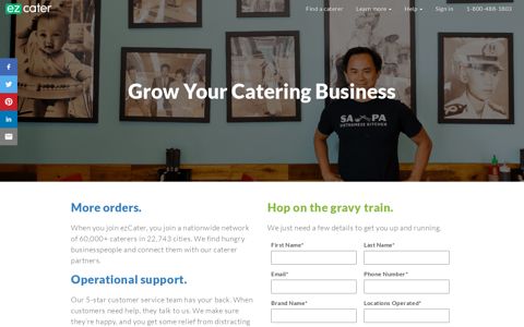 Grow Your Catering Business - ezCater
