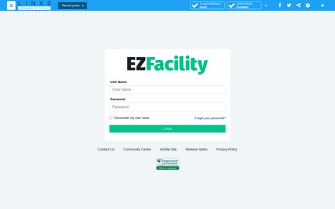 EZFacility TMS - Customer Login