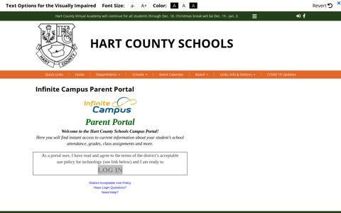 Infinite Campus Parent Portal - Hart County Schools