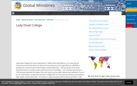 Lady Doak College - Global Ministries