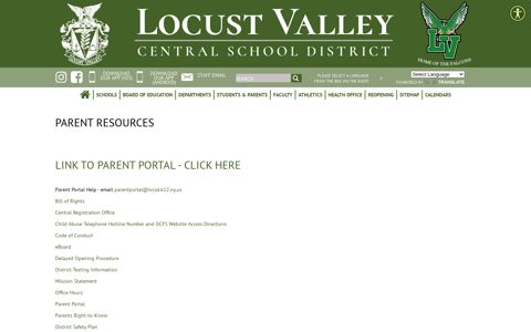 Locust Valley Central School District Students & Parents ...