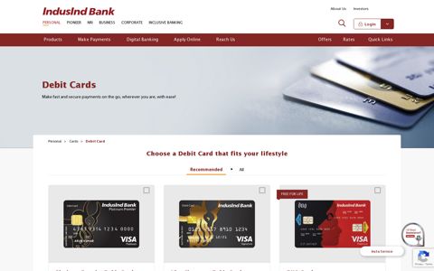 Debit Card - IndusInd Bank