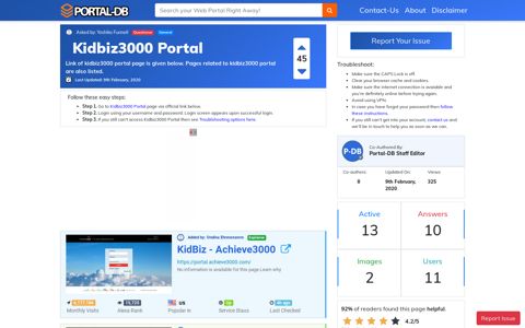 Kidbiz3000 Portal