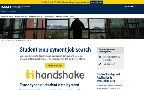 Student Employment Job Search - Northern Arizona University