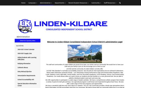 Administration - Linden-Kildare CISD