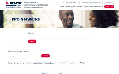 PPO Networks | USHEALTH Group | Find PPO Coverage
