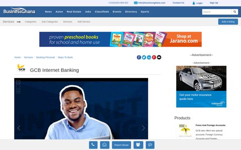 GCB Internet Banking - BusinessGhana