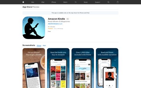 ‎Amazon Kindle on the App Store