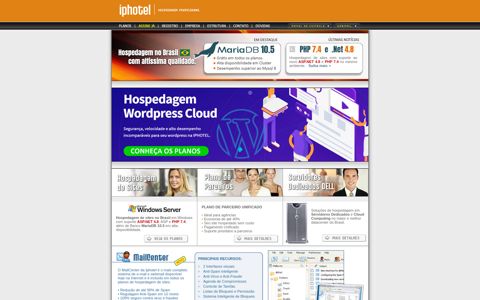 Hospedagem de Sites no Brasil - IPHOTEL