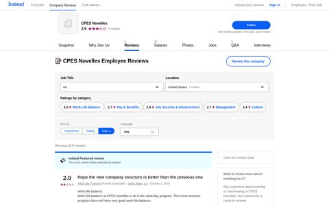 Working at CPES Novelles: Employee Reviews | Indeed.com