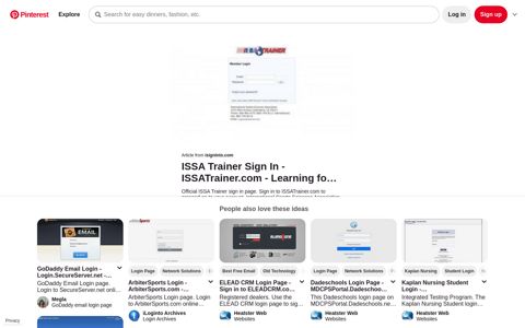 ISSA Trainer Sign In - ISSATrainer.com - Learning for ...
