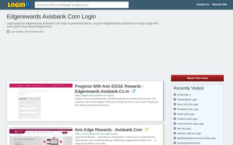 Edgerewards Axisbank Com Login - Loginii.com