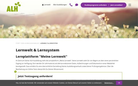 Lernwelt & Lernsystem - ALH Akademie
