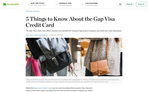 5 Things to Know About the Gap Visa Credit Card - NerdWallet