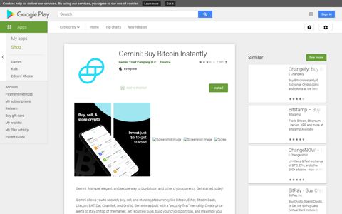 Gemini: Buy Bitcoin Instantly - Apps on Google Play