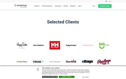 Selected Clients | Emarsys