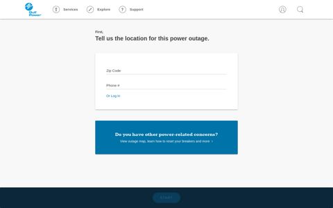 Report Outage - GULF POWER | My Account