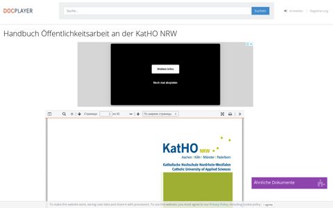 Handbuch Öffentlichkeitsarbeit an der KatHO NRW - PDF ...