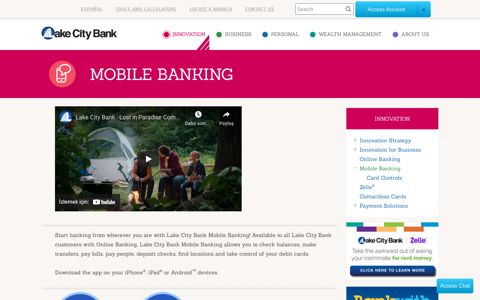 Mobile Banking | Personal Banking | Lake City Bank