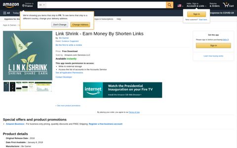 Link Shrink - Earn Money By Shorten Links ... - Amazon.com