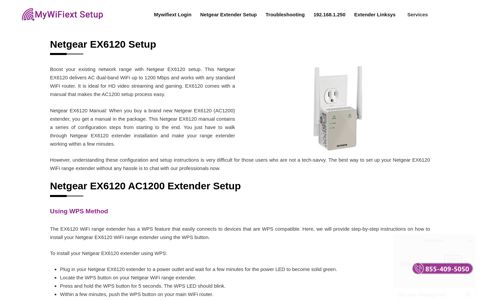 Netgear EX6120 Setup | Netgear AC1200 WiFi ... - Mywifiext.net
