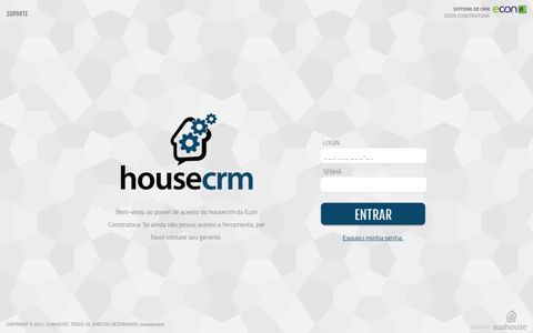 Econ Construtora - houseCrm - login