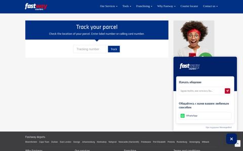 Track your parcel - Fastway Couriers