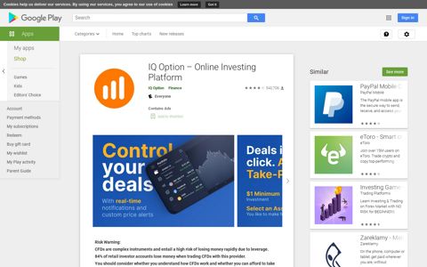 IQ Option – Online Investing Platform - Apps on Google Play