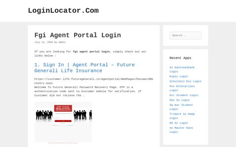 fgi agent portal - LoginLocator.Com