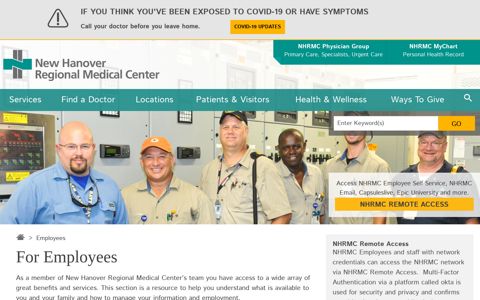 For Employees | New Hanover Regional Medical Center ...