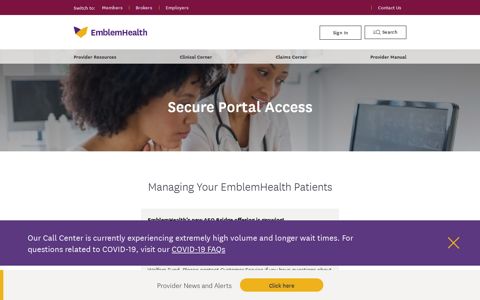 Provider Portal Access | EmblemHealth
