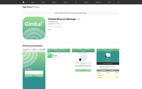 ‎Gimbal Beacon Manager on the App Store