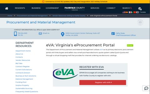 eVA: Virginia's eProcurement Portal | Procurement and ...