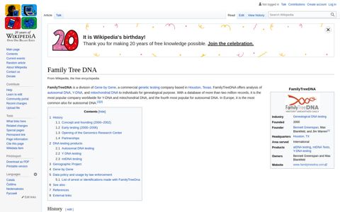 Family Tree DNA - Wikipedia