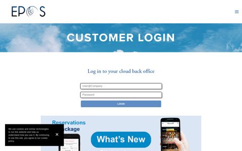 Log in to your cloud back office - Epos Systems LTD