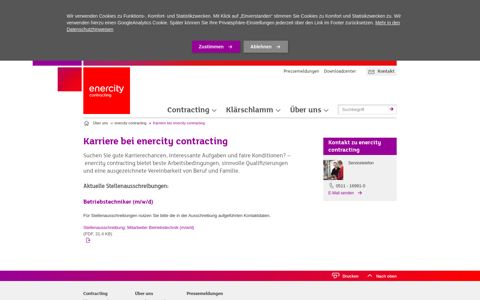 Karriere bei enercity contracting - enercity Contracting GmbH