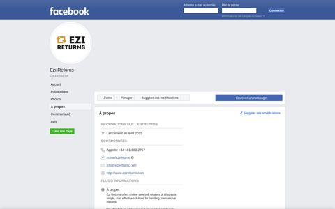 Ezi Returns - About | Facebook