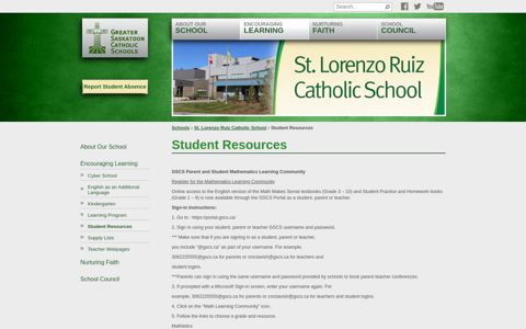 Pages - Student Resources