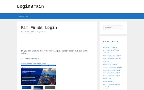 fam funds login - LoginBrain