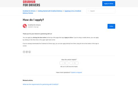 How do I apply? – Grubhub for Drivers