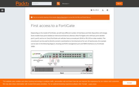 First access to a FortiGate - Getting Started with FortiGate