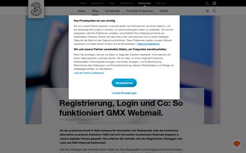 Registrierung, Login und Co: So funktioniert GMX Webmail.