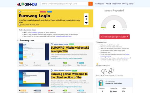 Eurowag Login - A database full of login pages from all over ...