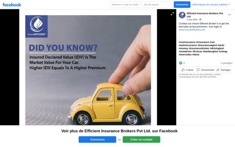 Efficient Insurance Brokers Pvt Ltd. - Facebook