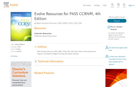 Evolve Resources for PASS CCRN®!, 4th Edition ...