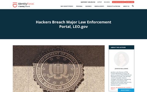 Hackers Breach Major Law Enforcement Portal, LEO.gov